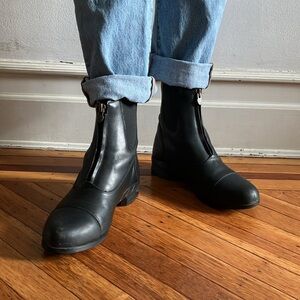 Ariat Black Womens Heritage IV Zip Waterproof Insulated Paddock Riding Boots 9.5